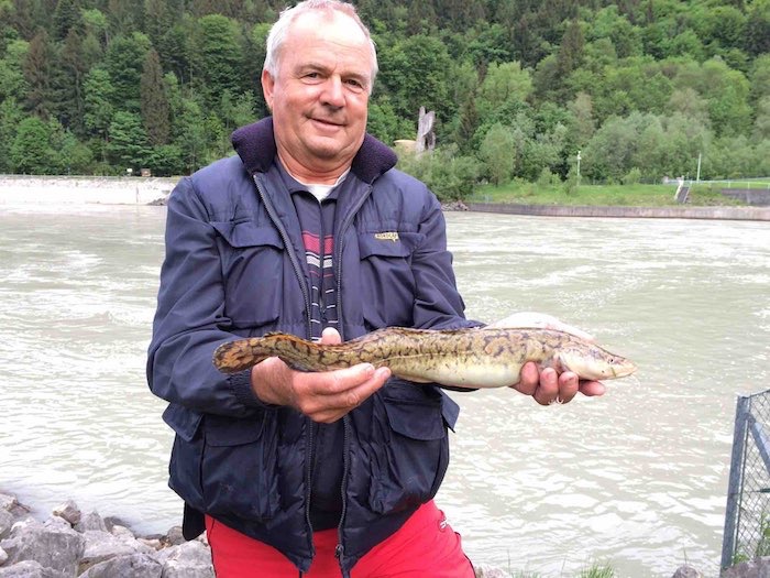 Roberts allererste Quappe!! Petri Heil